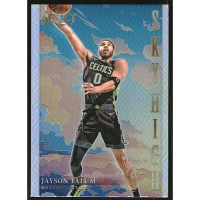 2024-25 Select Sky High Silver Prizms #6 Jayson Tatum