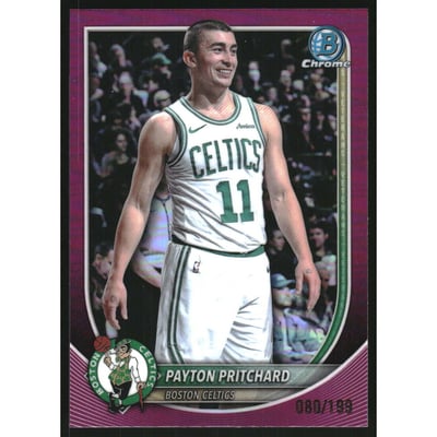 2025-26 Bowman Chrome Fuchsia Refractors #BCV149 Payton Pritchard
