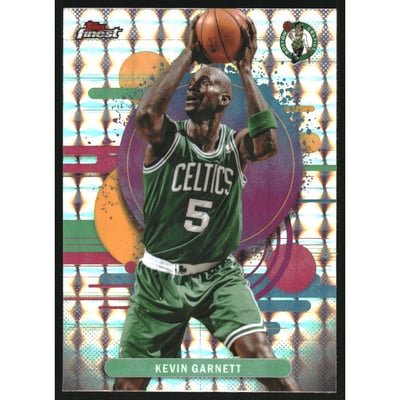 2025-26 Finest Geometric Refractors #196 Kevin Garnett U