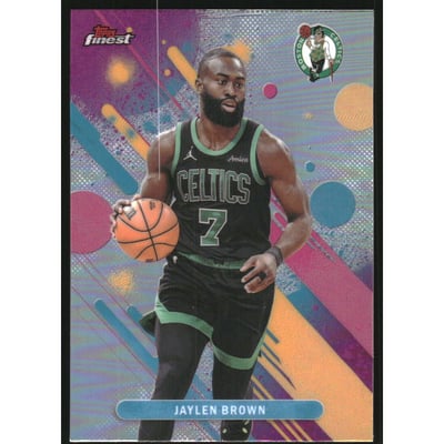 2025-26 Finest Refractors #22 Jaylen Brown C