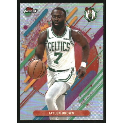 2025-26 Finest Refractors #222 Jaylen Brown R