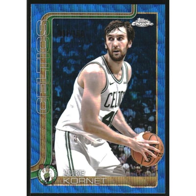 2025-26 Topps Chrome Blue Wave Refractors #37 Luke Kornet