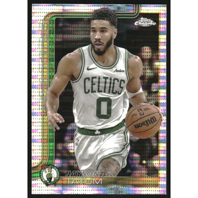2025-26 Topps Chrome Pulsar Refractors #49 Jayson Tatum
