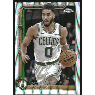 2025-26 Topps Chrome RayWave Refractors #49 Jayson Tatum