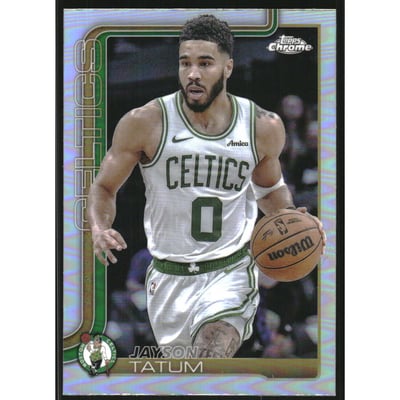 2025-26 Topps Chrome Refractors #49 Jayson Tatum