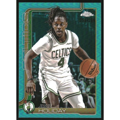 2025-26 Topps Chrome Teal Refractors #46 Jrue Holiday