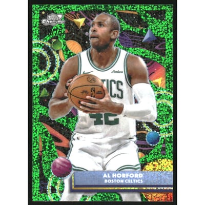 2025-26 Topps Cosmic Chrome Green Space Dust Refractors #142 Al Horford
