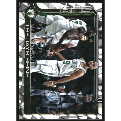 2025-26 Topps Diamante #272 Celtics Pride/Jaylen Brown/Sam Hauser/Jayson Tatum/Derrick White