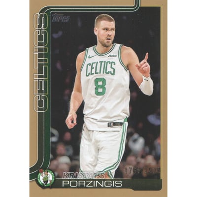 2025-26 Topps Gold #3 Kristaps Porzingis