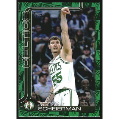 2025-26 Topps Season Tip Off Green Foilboard #5 Baylor Scheierman