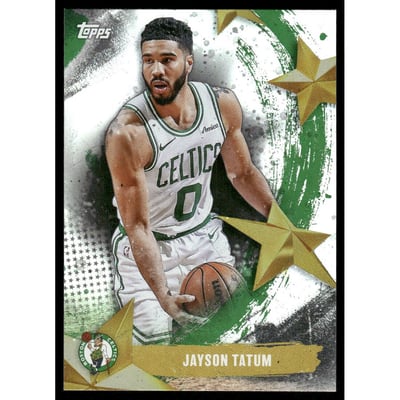 2025-26 Topps Stars of the NBA Rainbow Foilboard #SA4 Jayson tatum
