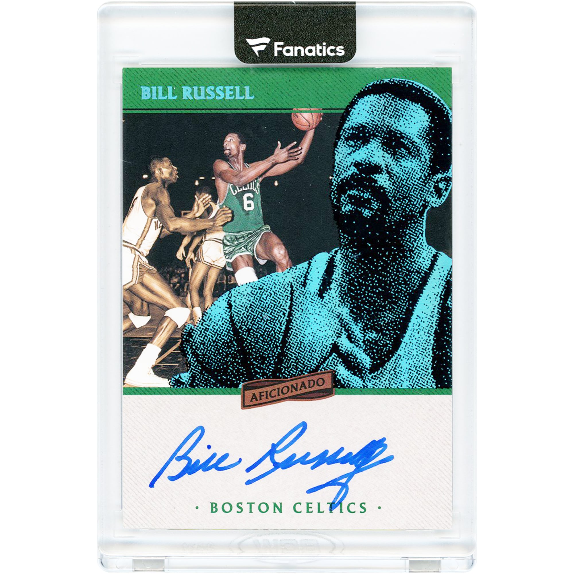Bill Russell Boston Celtics Autographed 2016-17 Panini Aficionado #11 #18/125 Card
