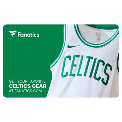 Boston Celtics Fanatics eGift Card ($10 - $500)