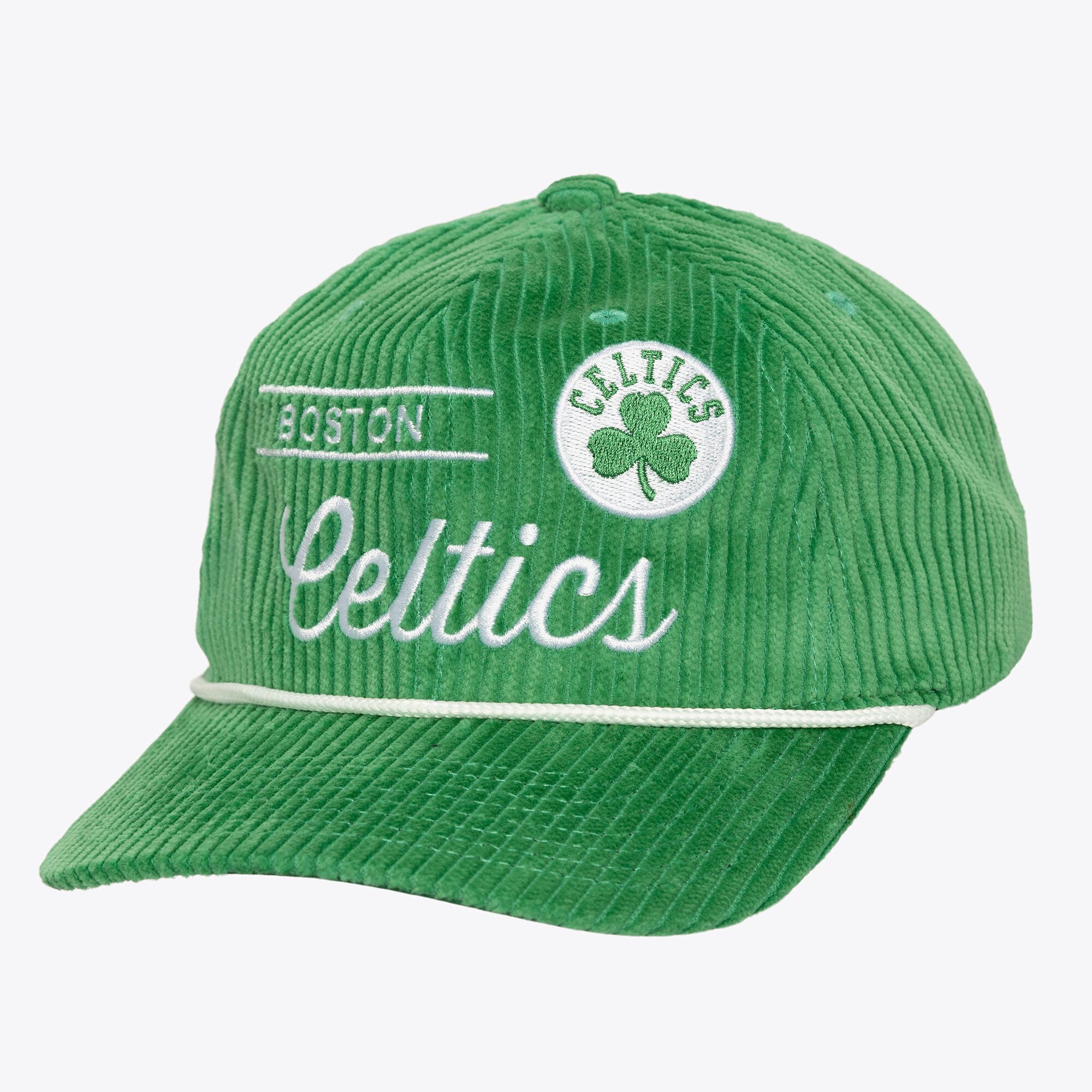 Boston Celtics Kelly Green Old School Snapback Hat