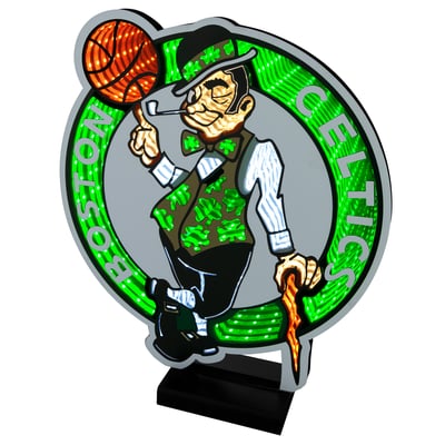 Boston Celtics LED Infinity Logo Light