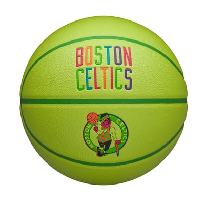 Boston Celtics NBA Team Neon Basketball