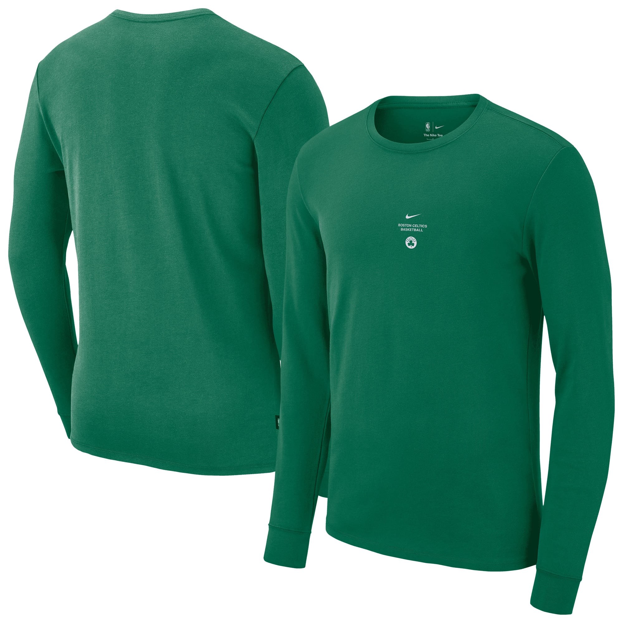 Boston Celtics Nike 2026 Standard Issue Practice Long Sleeve T-Shirt - Mens