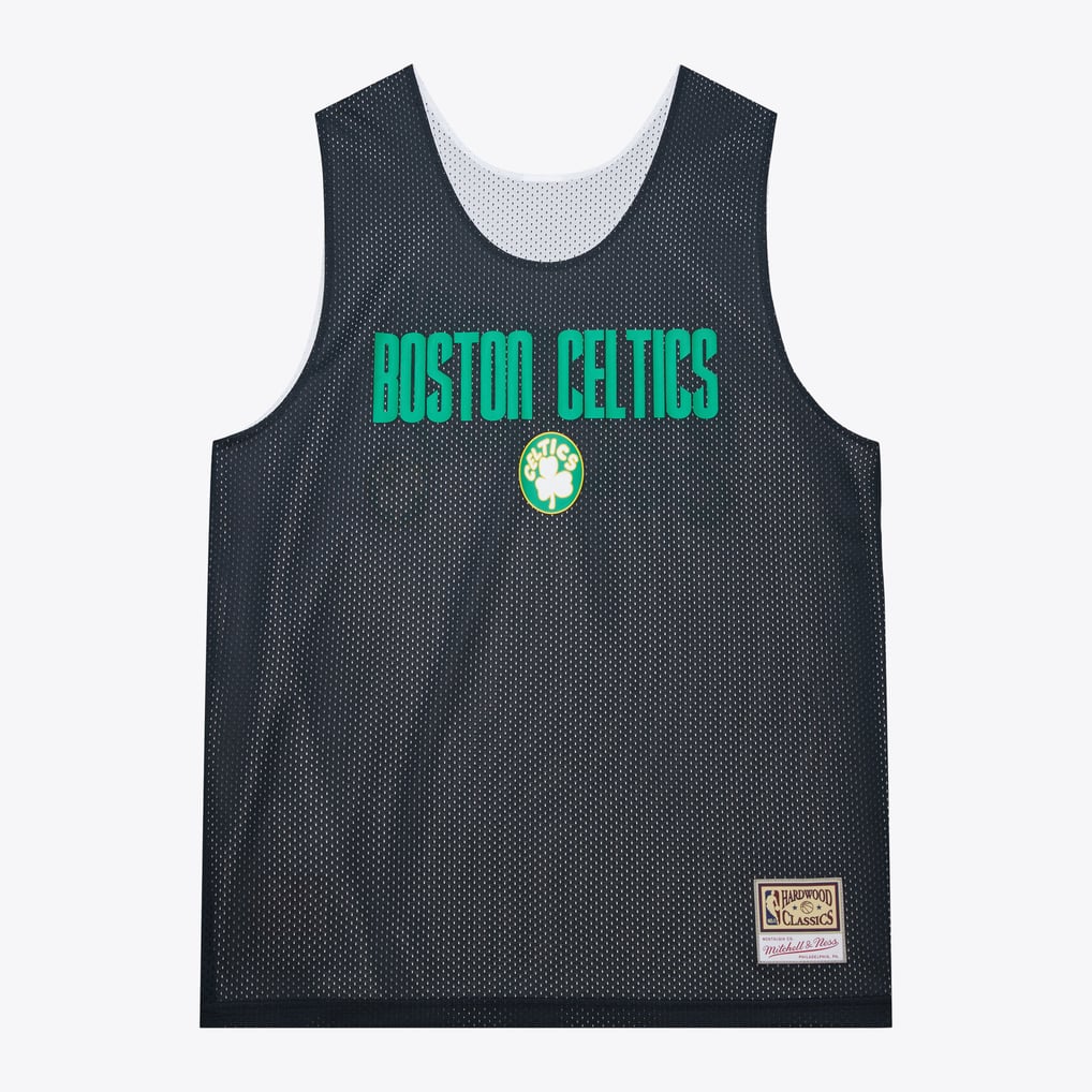 Boston Celtics White Team Glory Reversible Mesh Tank Top