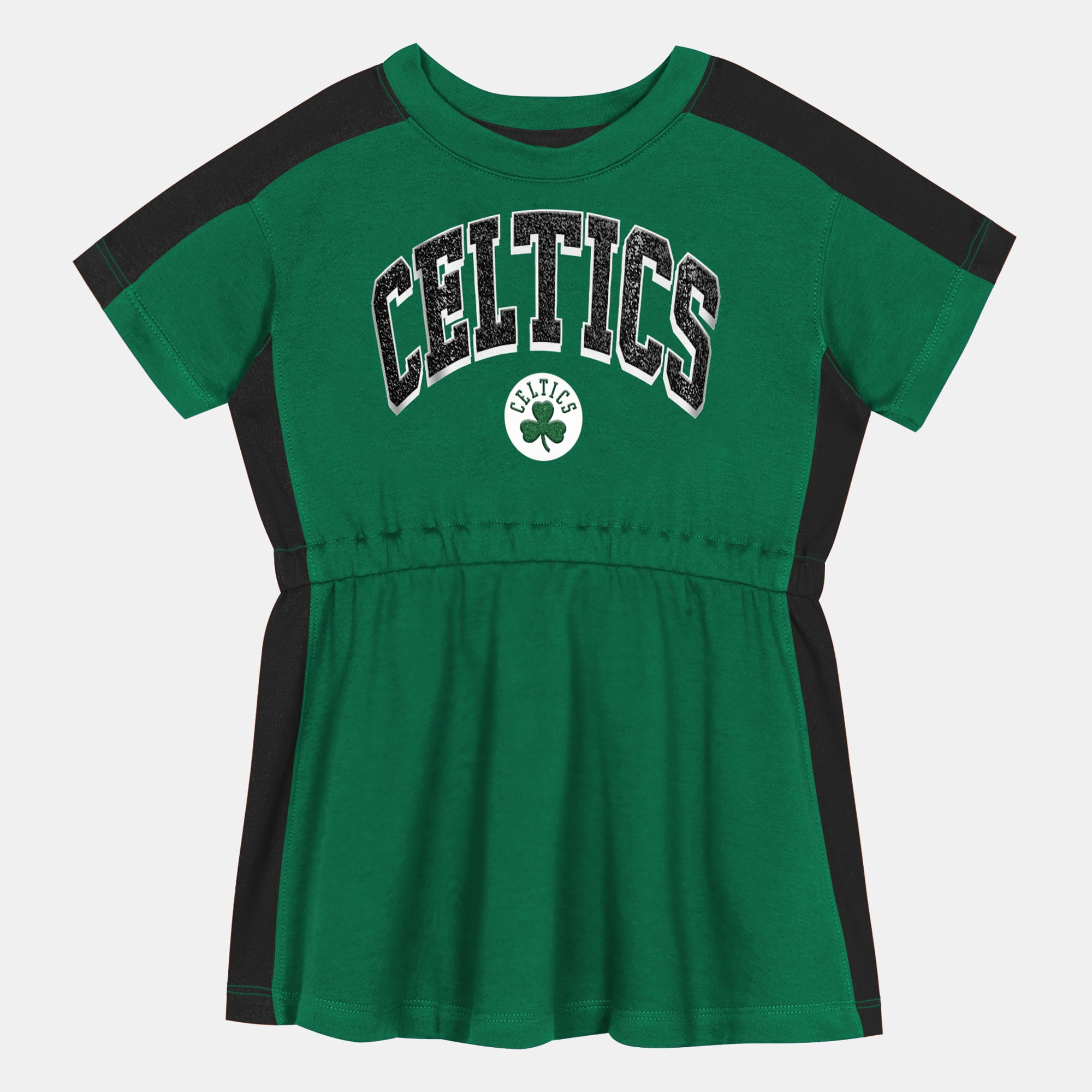 Robe Kelly Green Boston Celtics pour petites filles, modèle Granny Shot, de la marque Outerstuff, idéale maternelle.