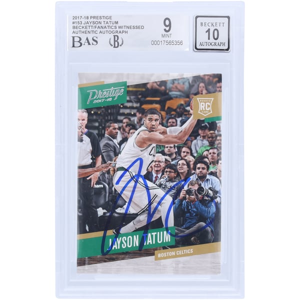 Jayson Tatum Collectibles, Memorabilia, Autographed Merchandise 