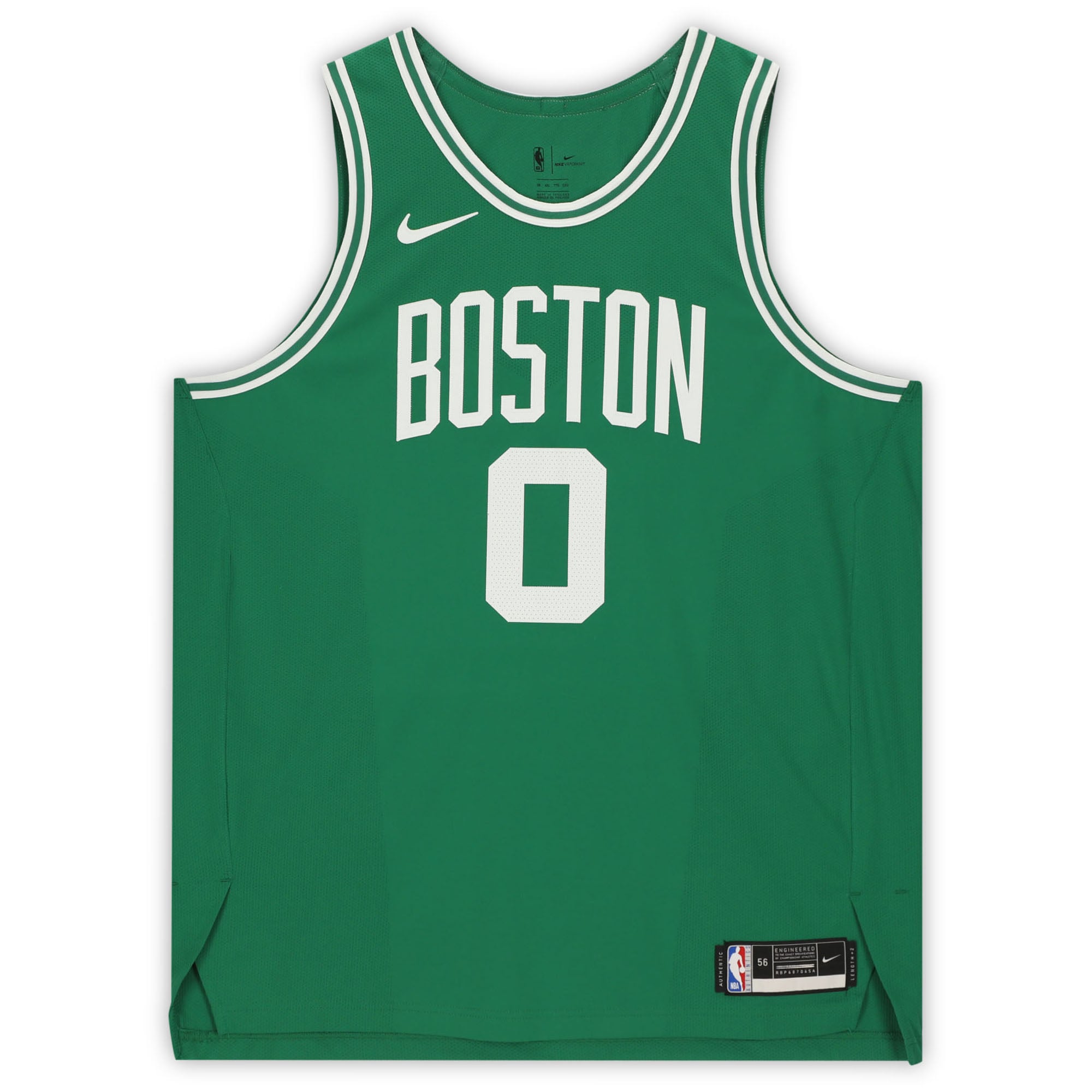 Jayson Tatum Boston Celtics Autographed 2020-21 Green Icon Nike