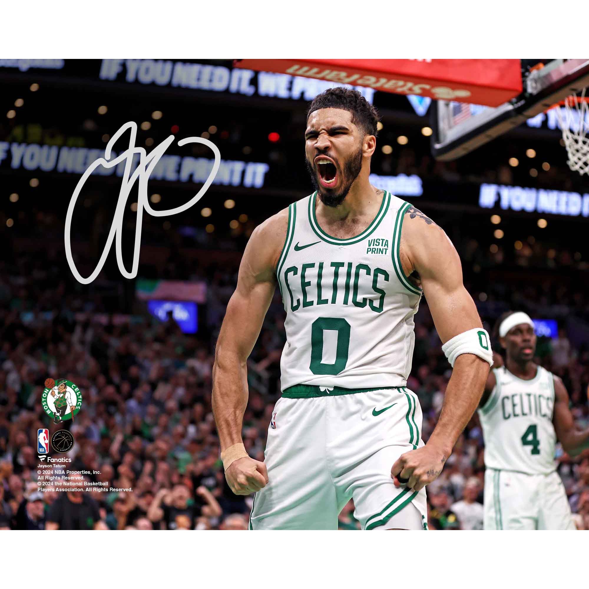 Jayson Tatum Boston Celtics Autographed 2024 Eastern Conference 
