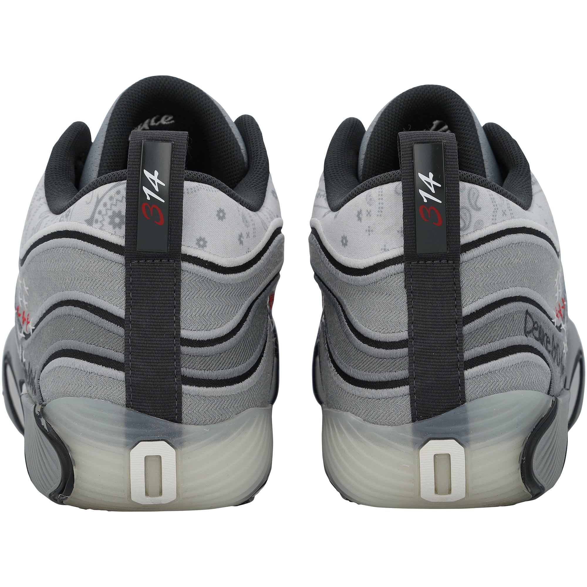 Chaussures Jordan grises autographiées portées par Jayson Tatum (Boston Celtics) lors du match contre les Los Angeles Lakers le 23 janvier 2025