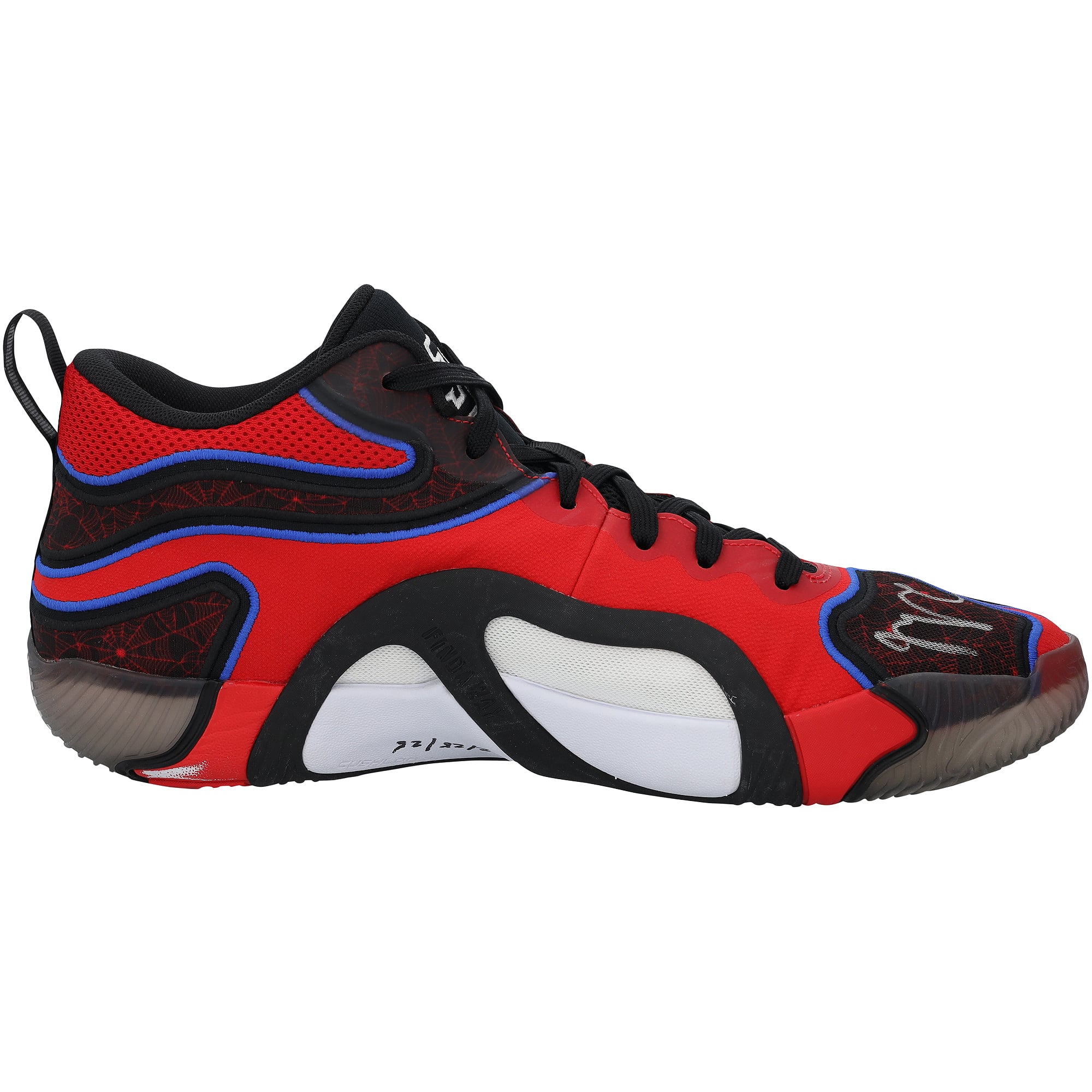 Chaussures Jordan rouges autographiées portées par Jayson Tatum lors du match des Boston Celtics contre les Toronto Raptors le 25 février 2025