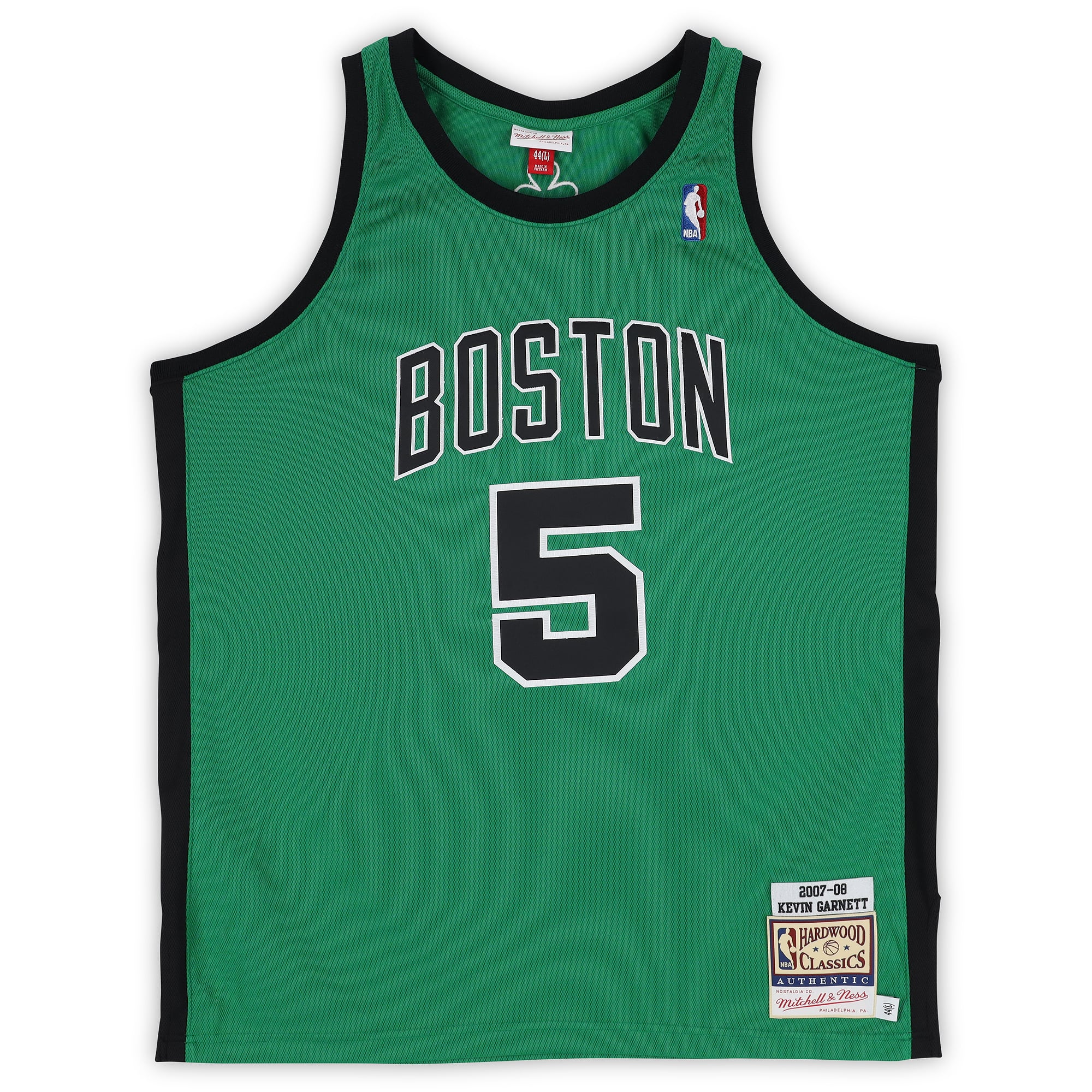 Kevin Garnett Boston Celtics Autographed Kelly Green Mitchell & Ness 2007 Authentic Jersey