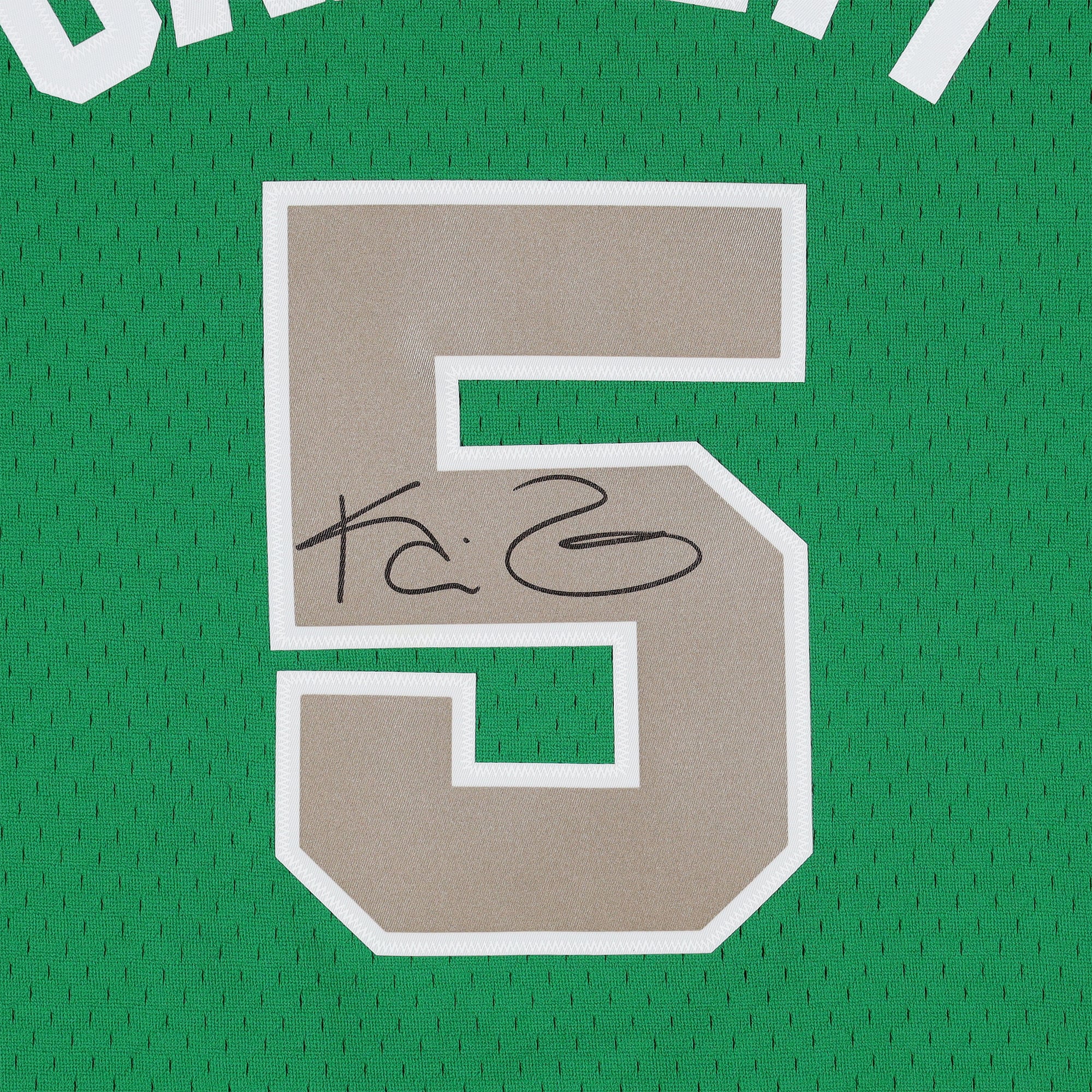 Kevin Garnett Boston Celtics Autographed Kelly Green/Gold Mitchell & Ness 2007-08 Swingman Jersey