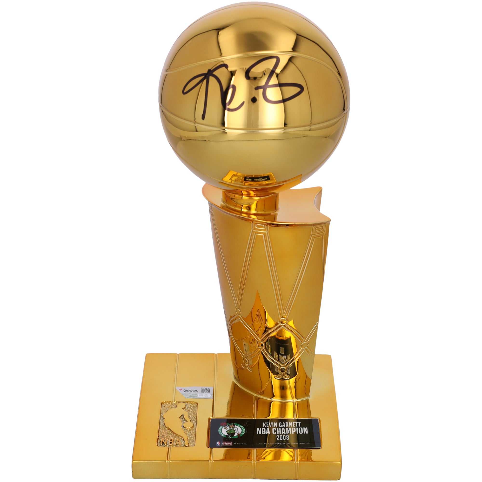 Kevin Garnett Boston Celtics Autographed NBA Champion 12