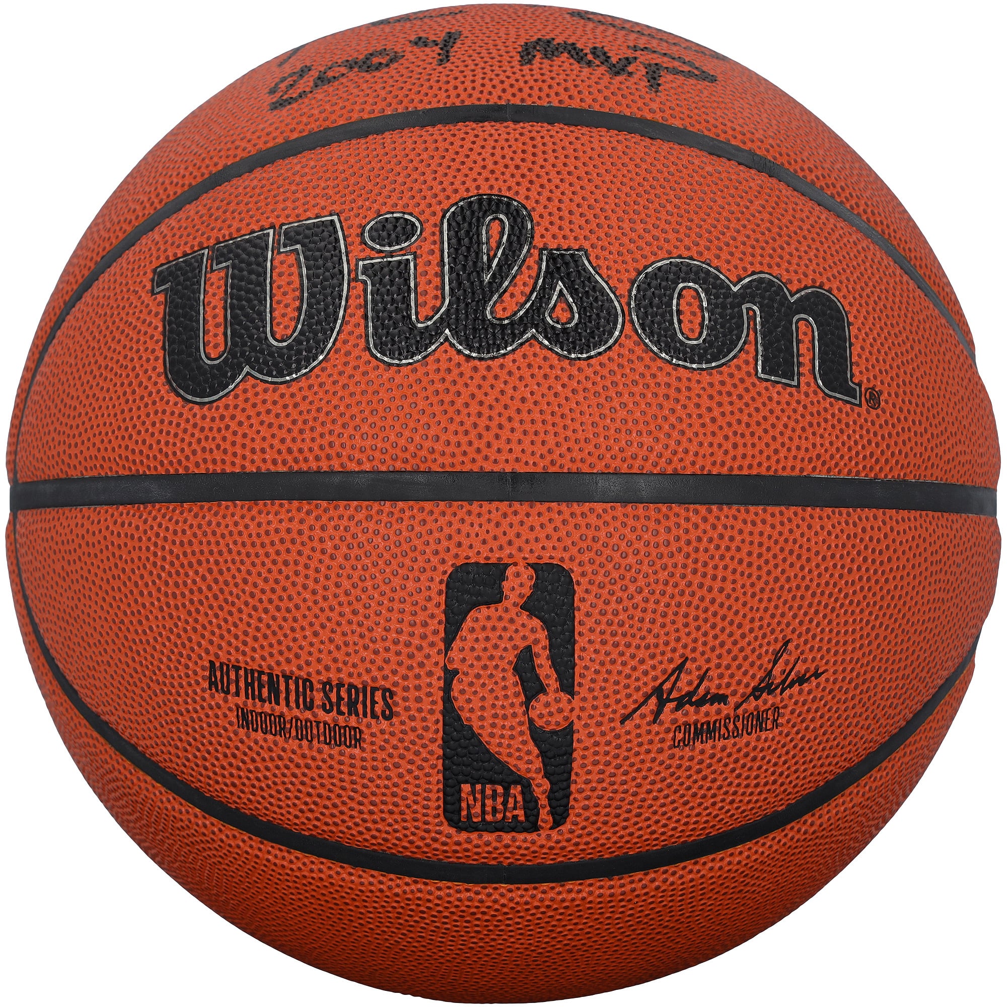 Kevin Garnett Boston Celtics Autographed Wilson Authentic Series Indoor/Outdoor Basketball with "2004 MVP" Inscription with Black Ink