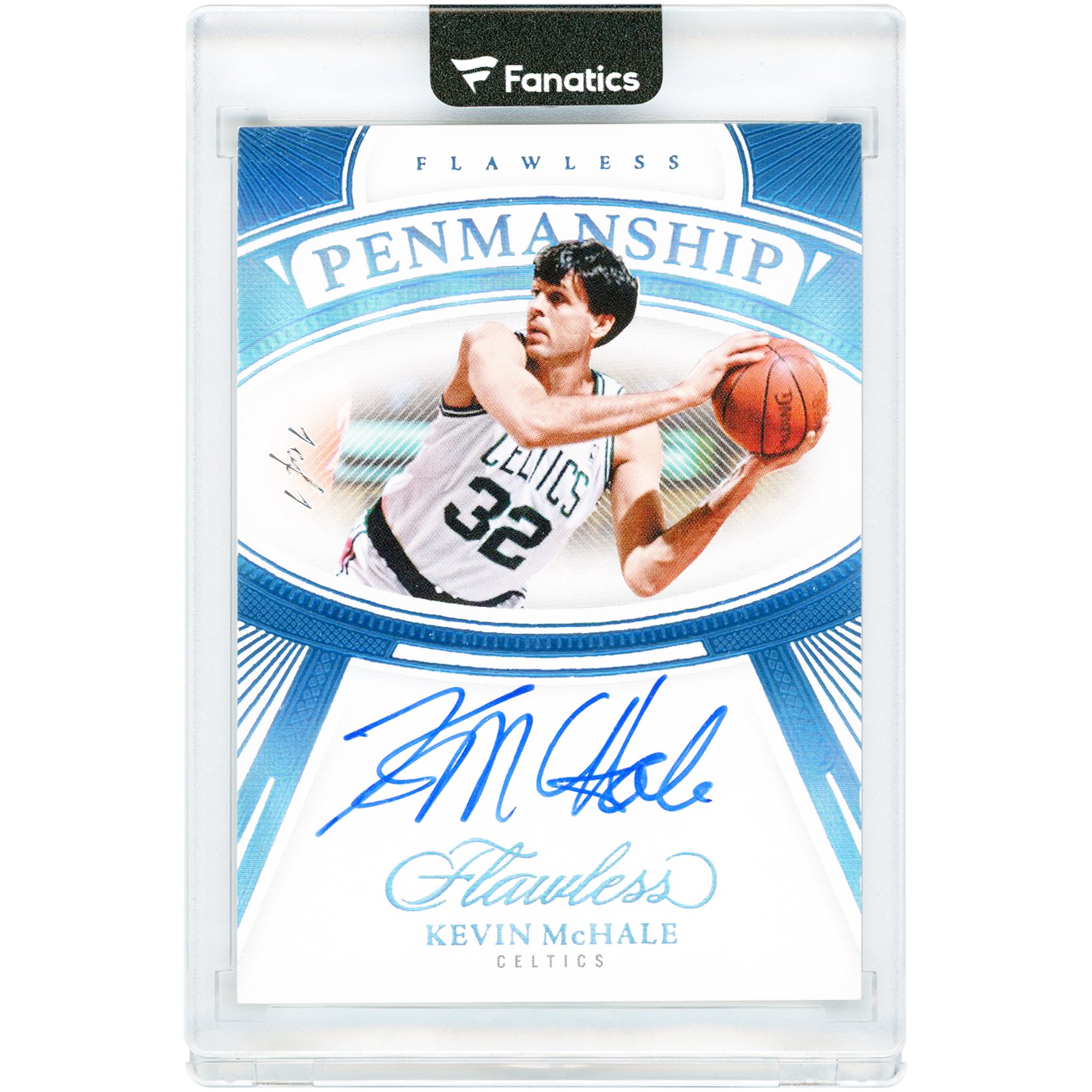 Carte autographiée de Kevin McHale (Boston Celtics) 2023-24 Panini Flawless Platinum Penmanship #FPS-KMH #1/1