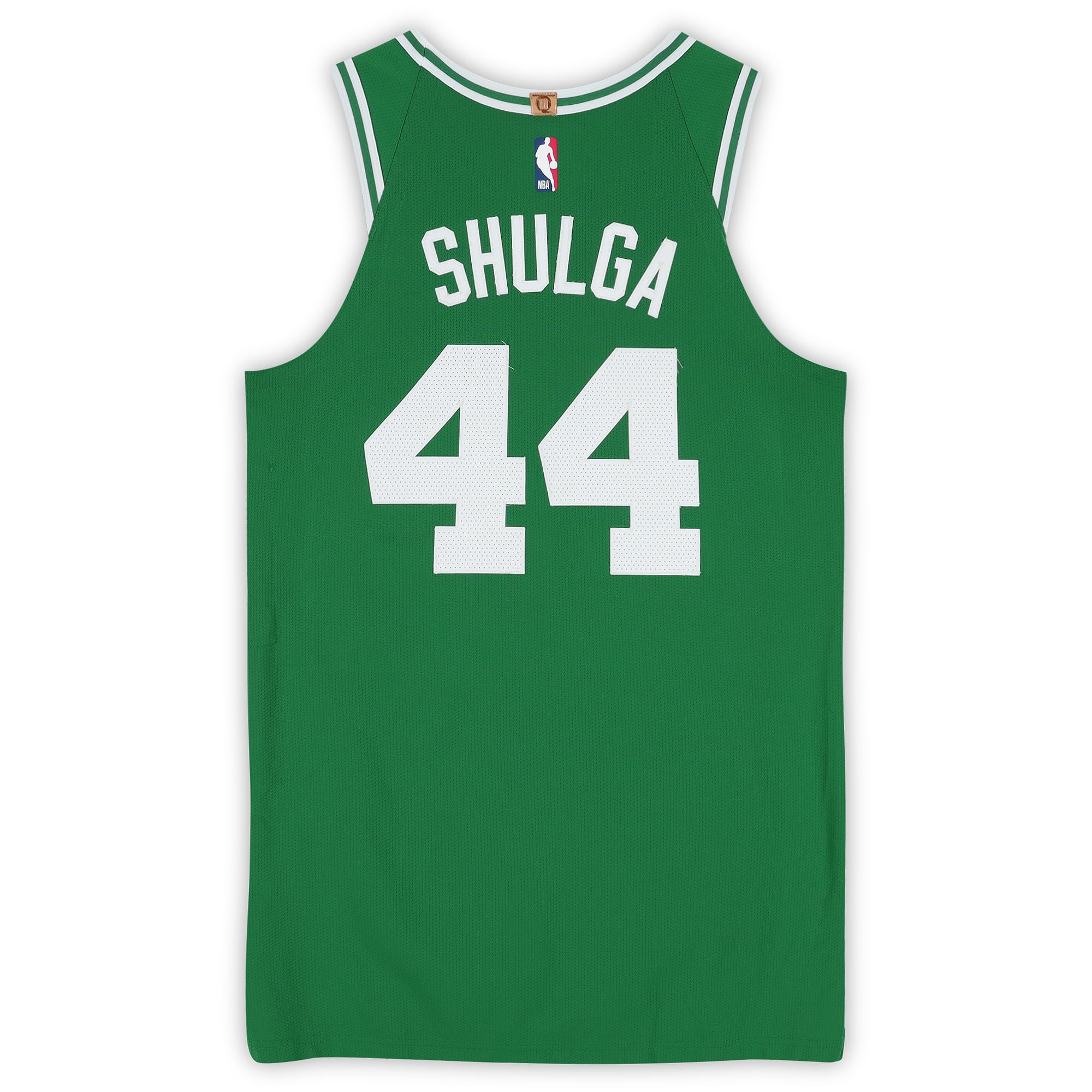 Max Shulga Boston Celtics Game-Used #44 Kelly Green Nike Jersey vs. Philadelphia 76ers on April 26, 2026 - Size 46+4
