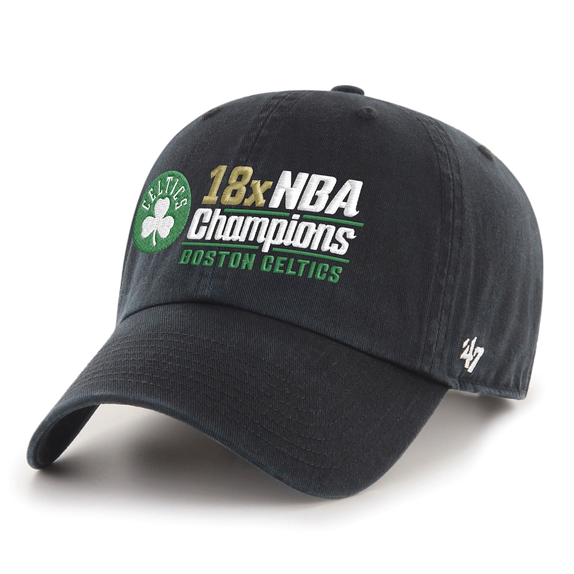 BOSTON CELTICS \'47 CLEAN UP black baseball cap Boston Celtics  main image 2