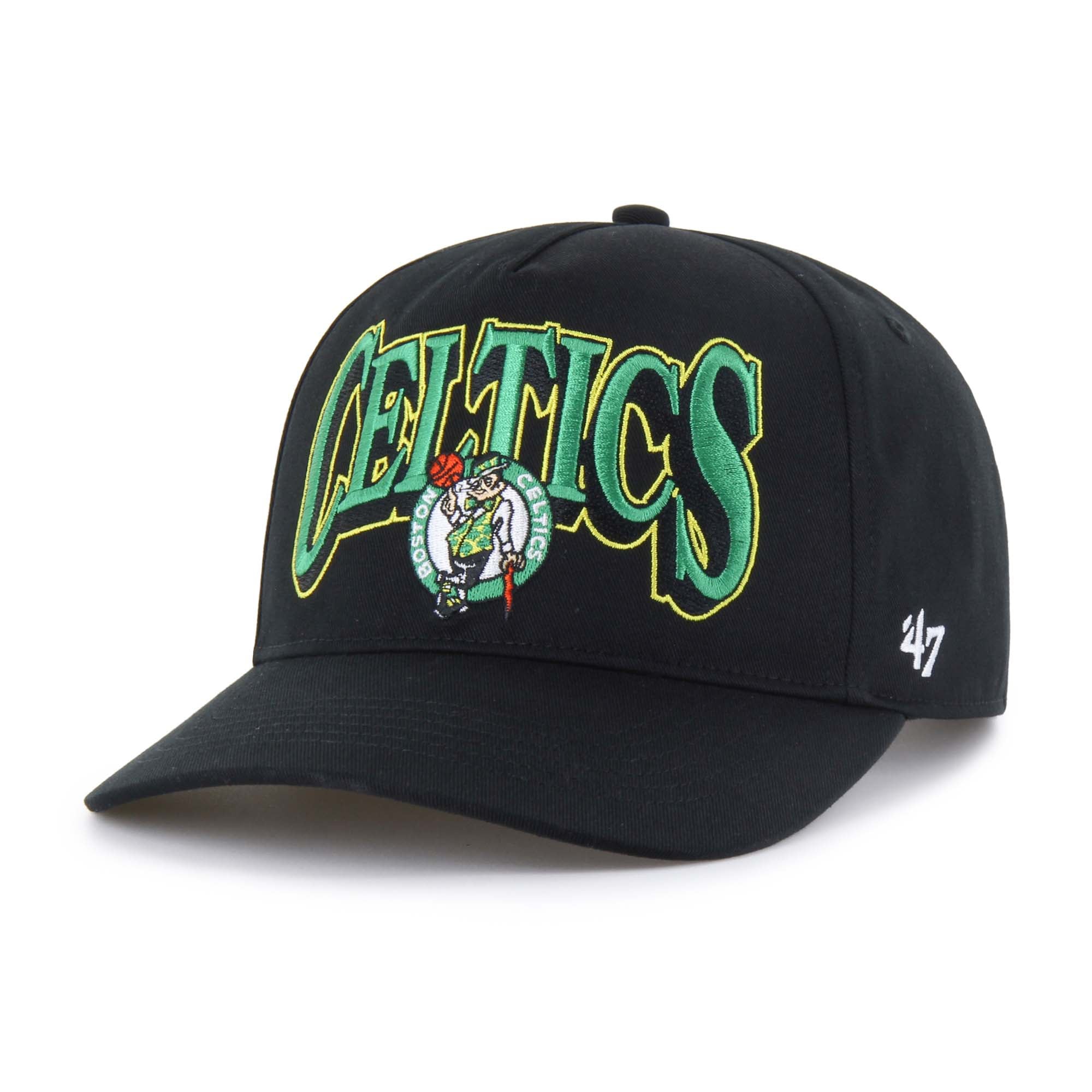 Men's Boston Celtics '47 Black Every Time Past Champs Hitch Adjustable Hat