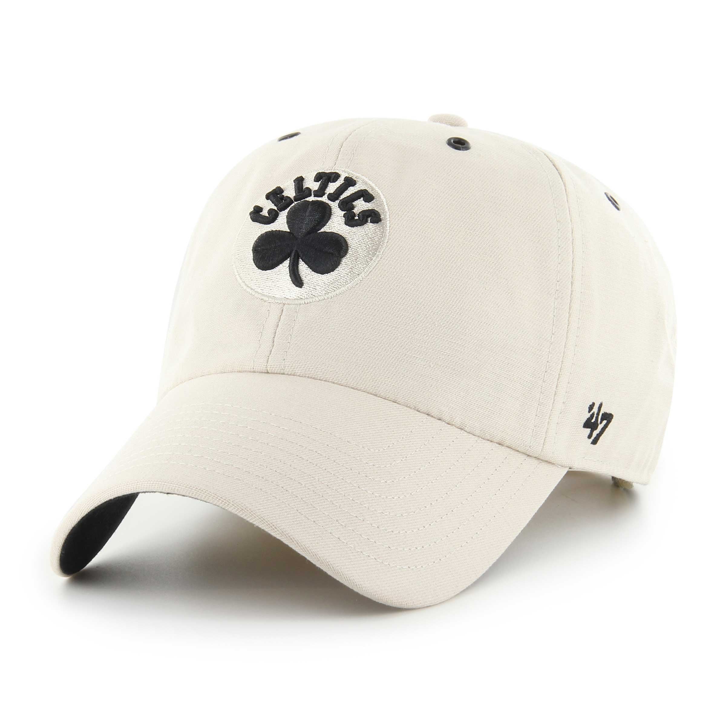 Men's Boston Celtics '47 Cream Lunar Clean Up Adjustable Hat