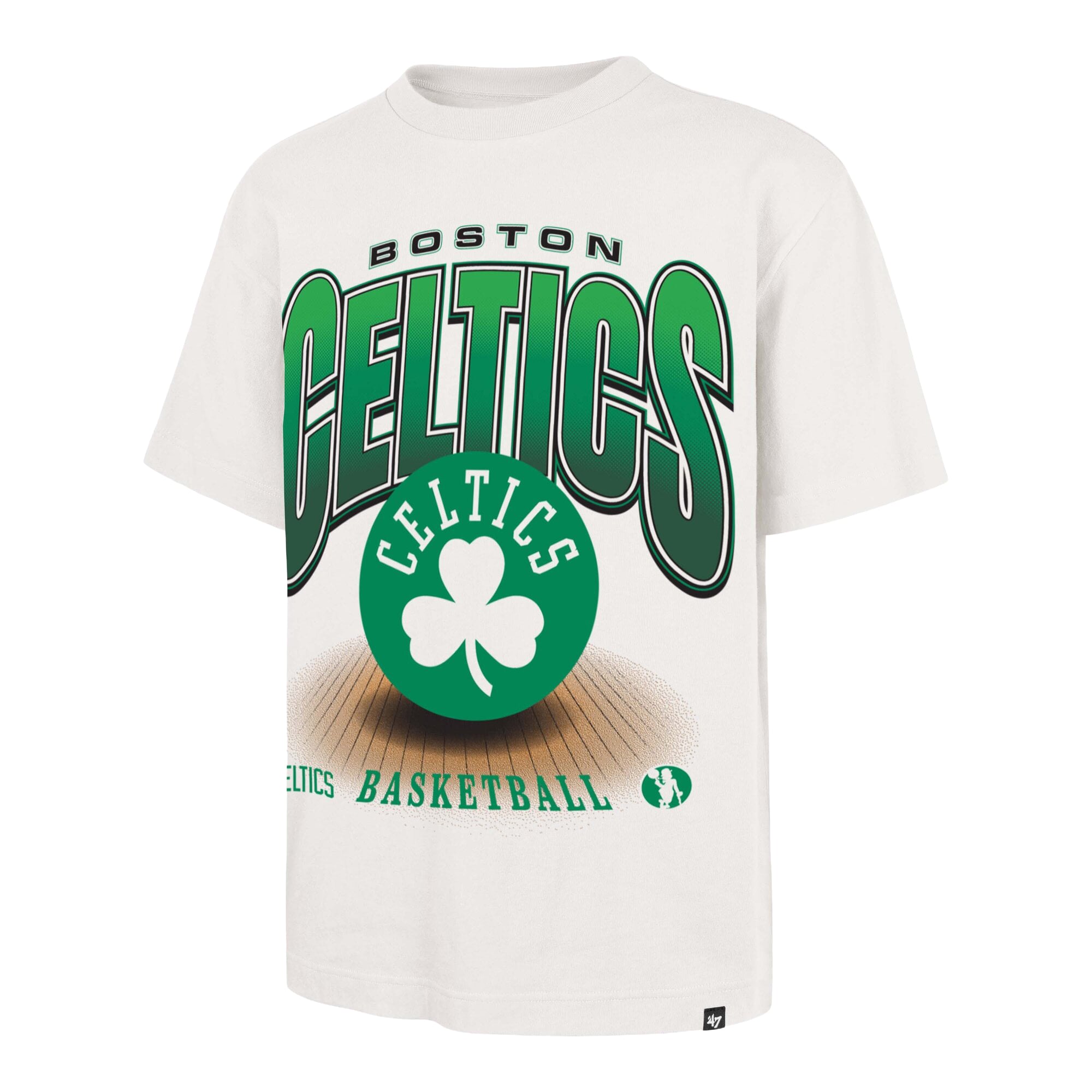 T-shirt homme '47 Cream Boston Celtics Team Flex Foundation