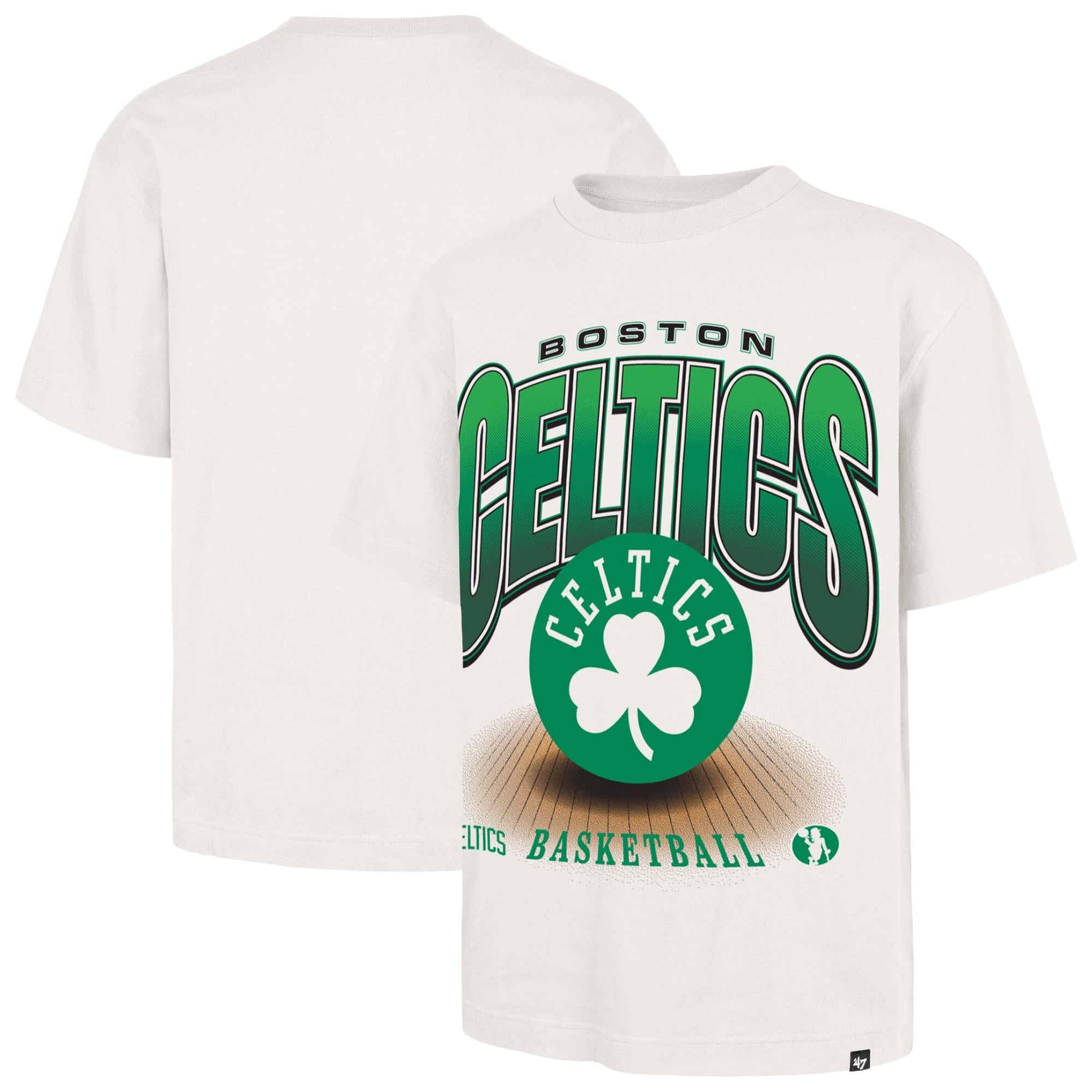 T-shirt homme '47 Cream Boston Celtics Team Flex Foundation