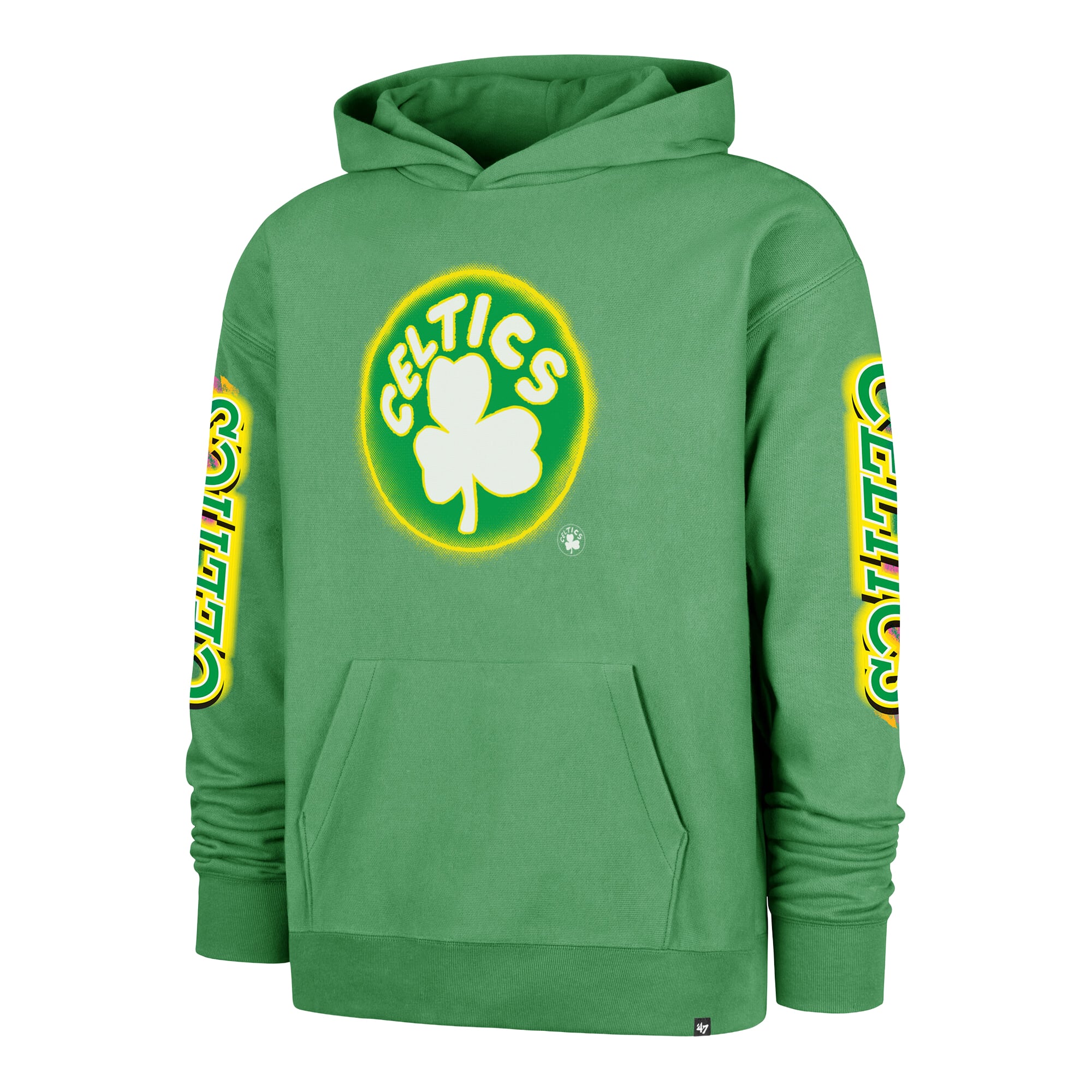 Sweat à capuche homme '47 Kelly Green Boston Celtics City Paint Duo Foundation