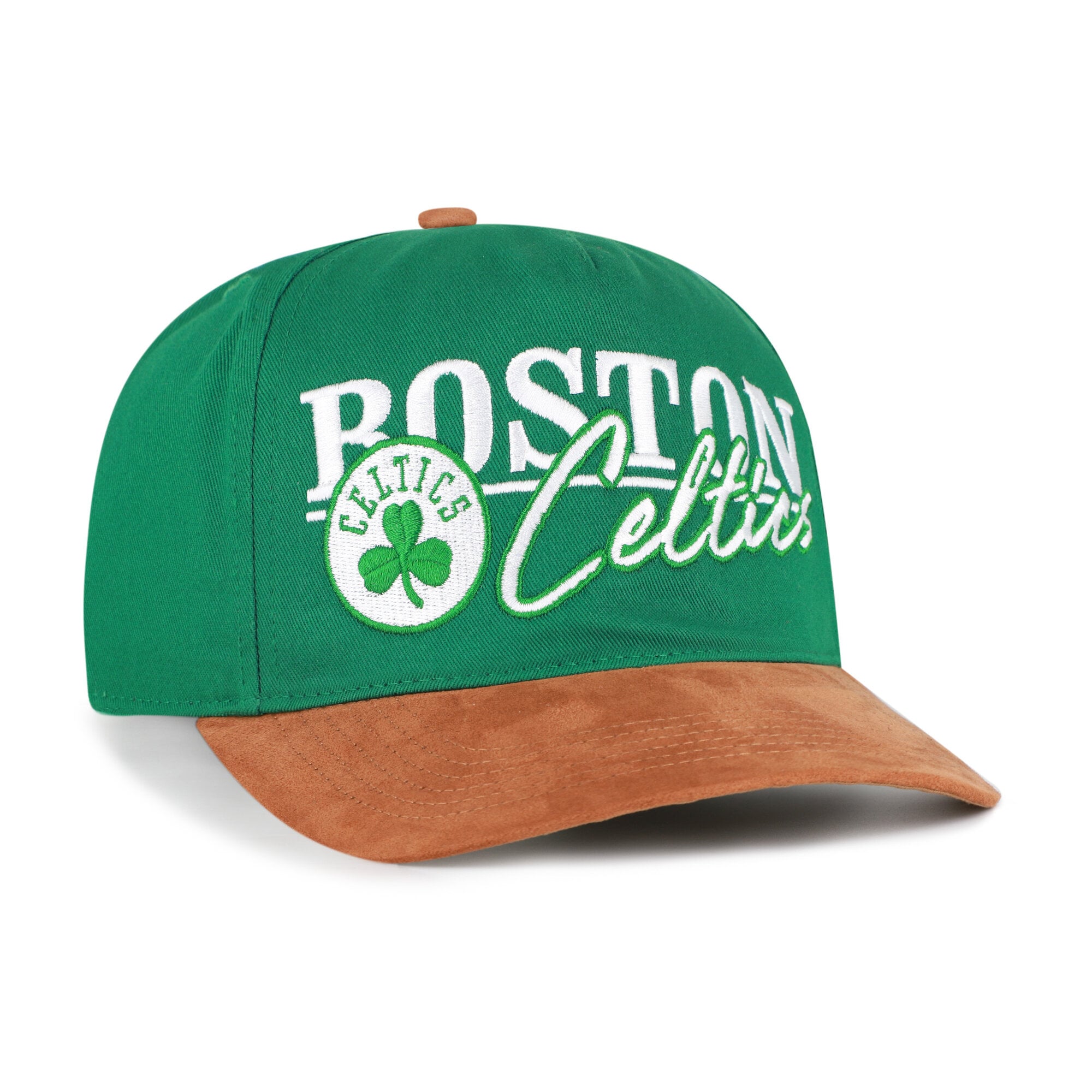 Casquette ajustable Boston Celtics Scribe Line Hitch vert Kelly/beige modèle 47