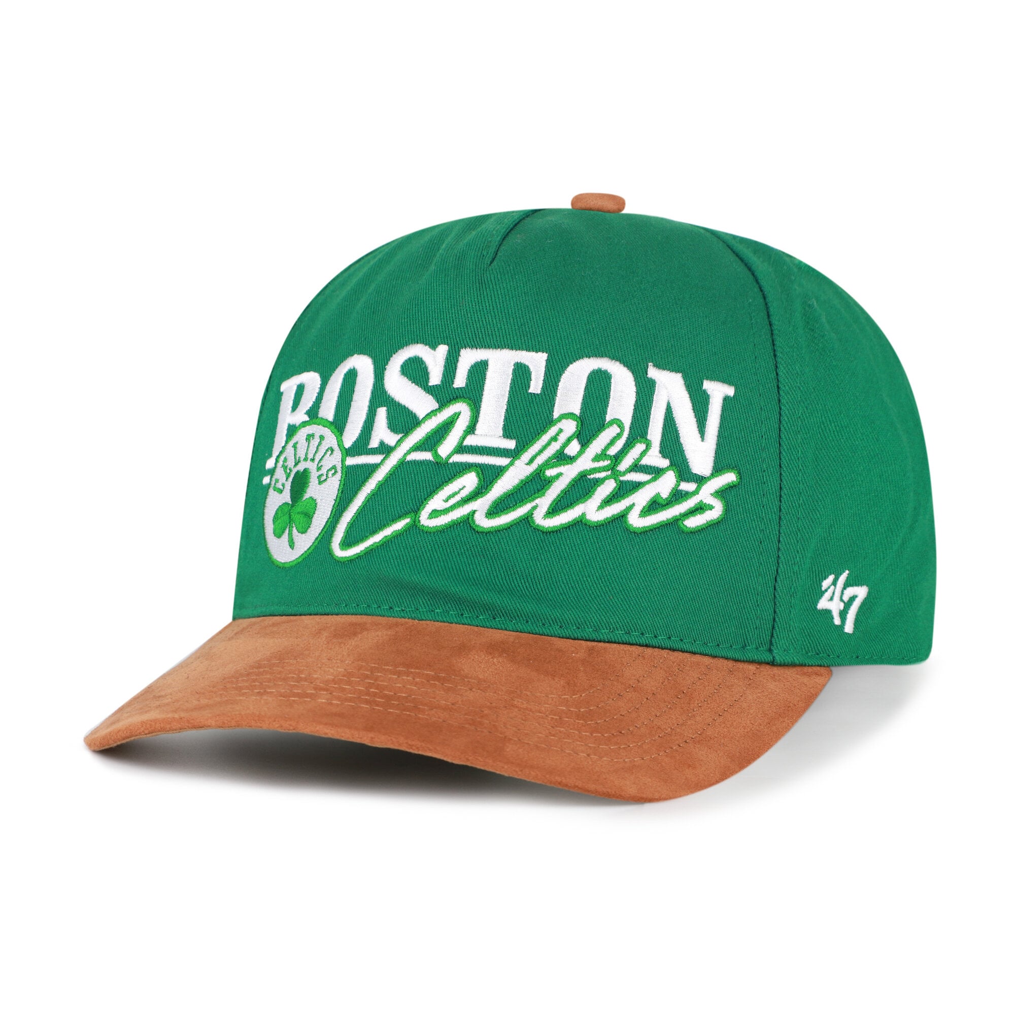 Casquette ajustable Boston Celtics Scribe Line Hitch vert Kelly/beige modèle 47