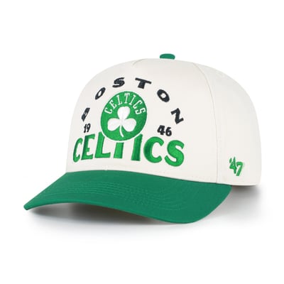 Boston Celtics '47 Arcitext Hitch Adjustable Hat - Natural