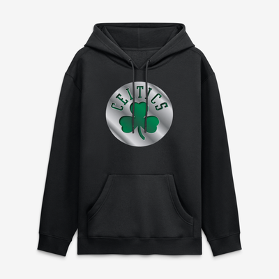 Boston Celtics  Metallic Mascot Hoodie - Black