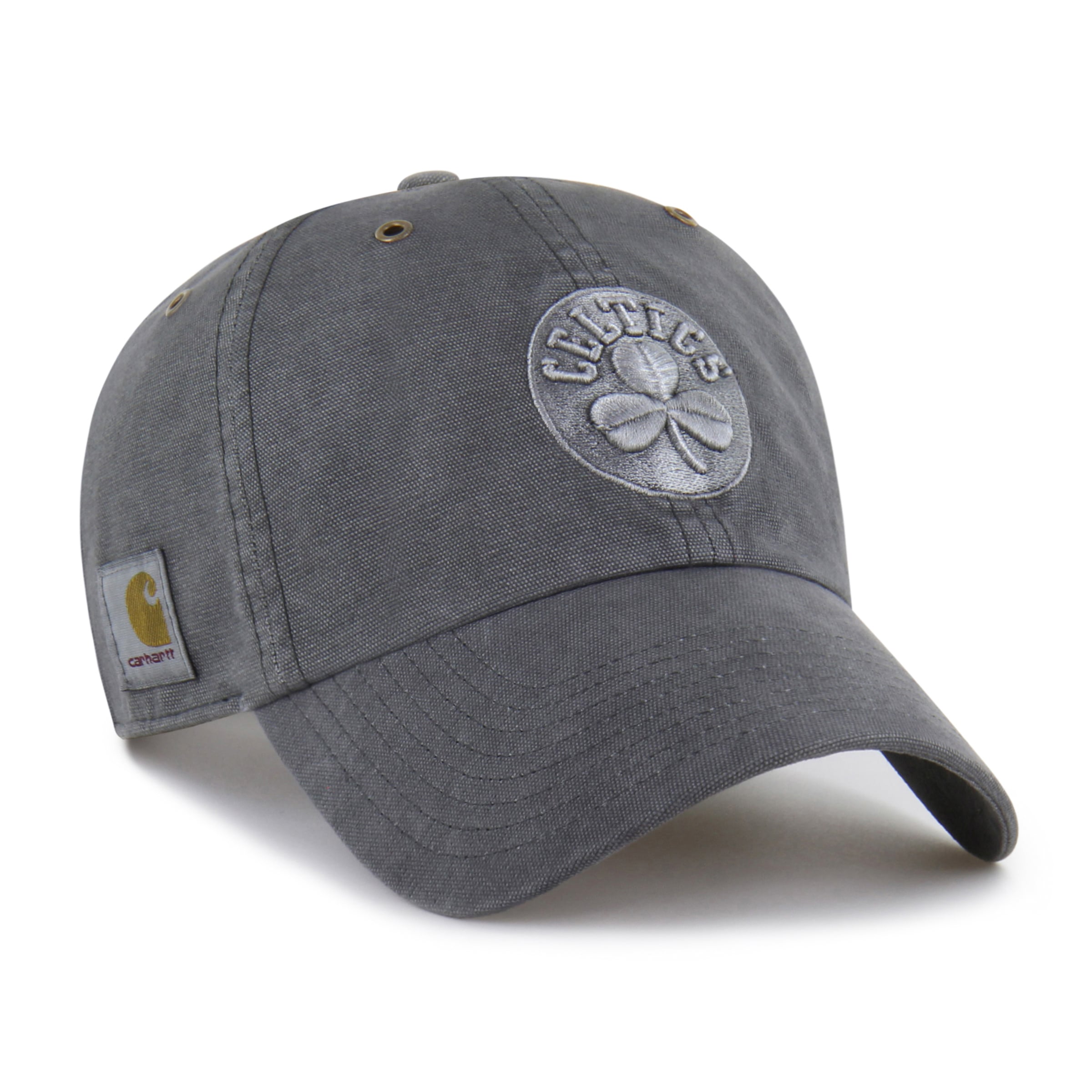 Men's Boston Celtics Carhartt x '47 Charcoal Clean Up Adjustable Hat