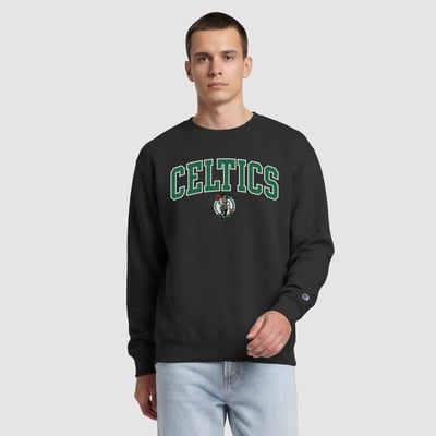  Boston Celtics Champion Contrast Sweatshirt - Black