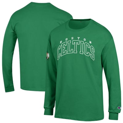  Boston Celtics Champion Jersey Long Sleeve T-Shirt - Kelly Green