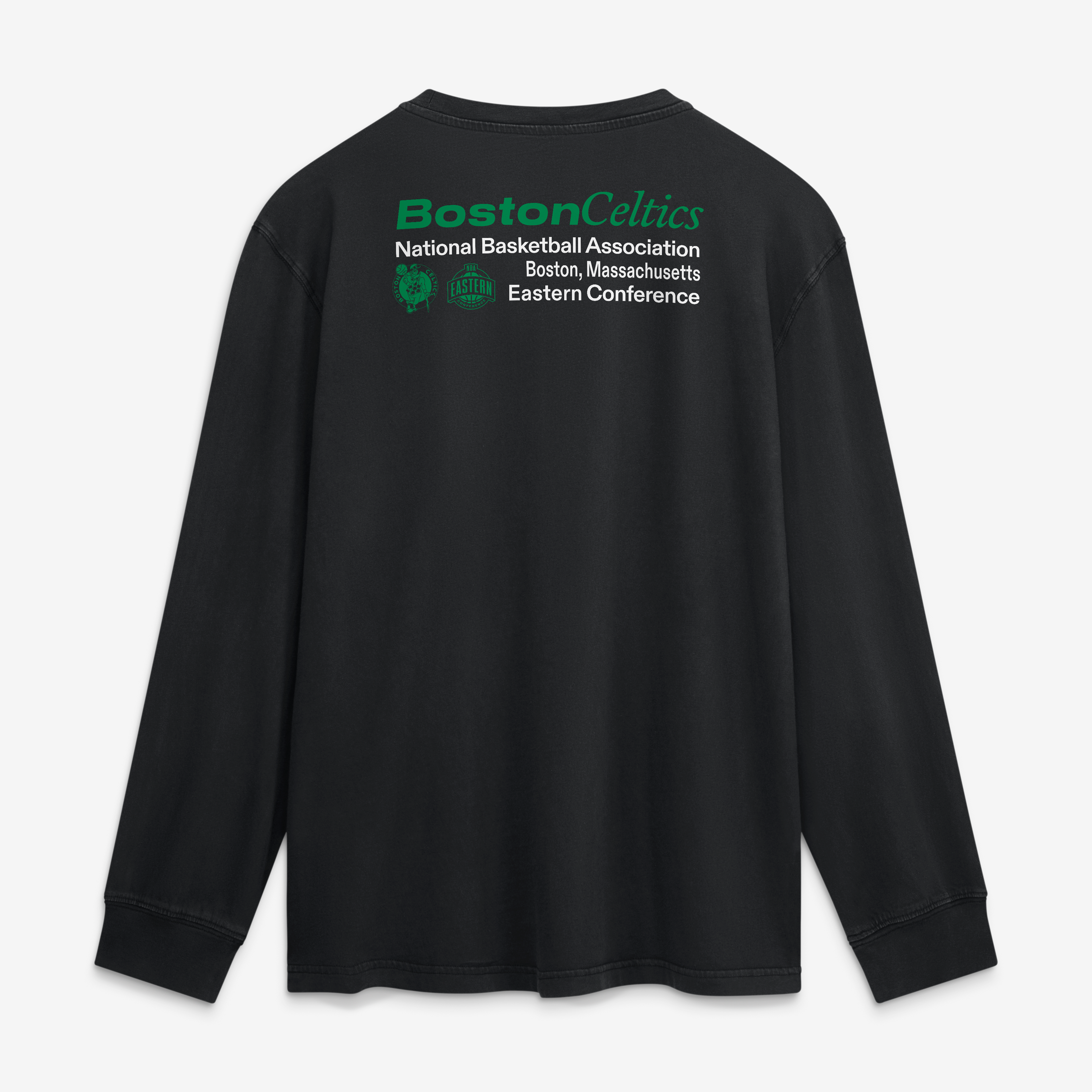 T-shirt à manches longues Fanatics Black Boston Celtics Coaching Time pour homme