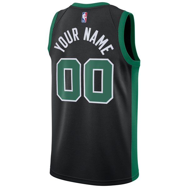 Boston Celtics Jordan Brand Swingman Custom Jersey - Statement Edition -  Black
