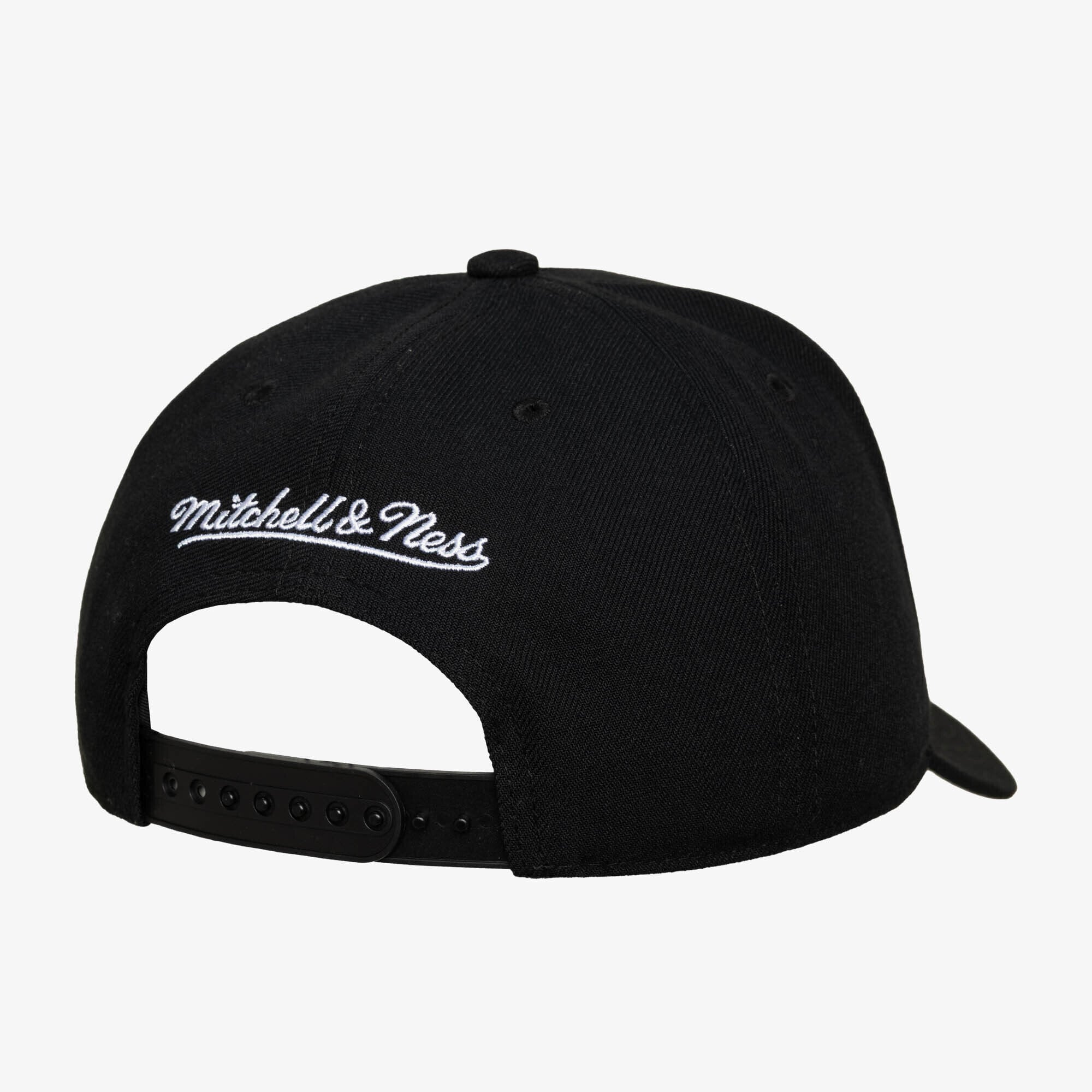 Casquette snapback Mitchell & Ness Triple Check Pro noire Boston Celtics pour homme
